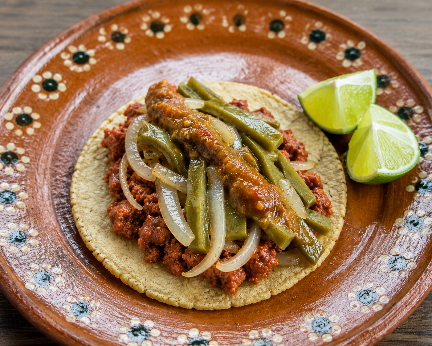 Taco de longaniza